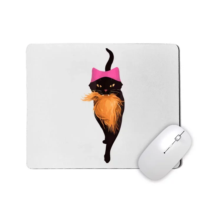 Funny Cat Ladies And Cat Guy Mousepad