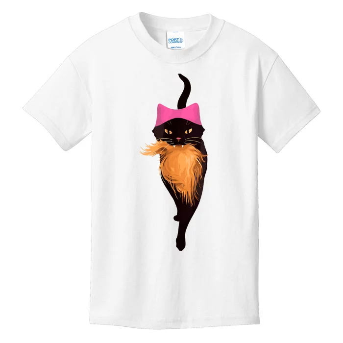 Funny Cat Ladies And Cat Guy Kids T-Shirt