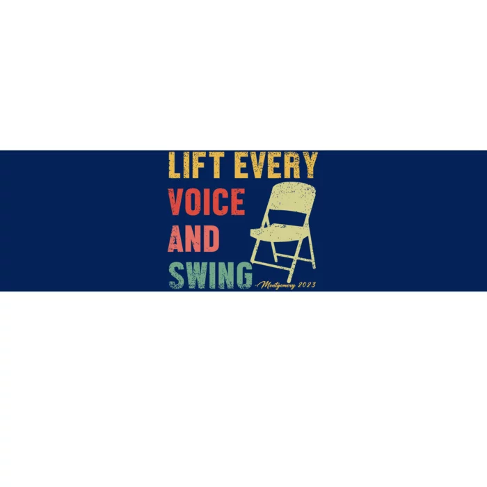 Folding Chair Lift Every Voice And Swing Trending Montgomery Bumper Sticker