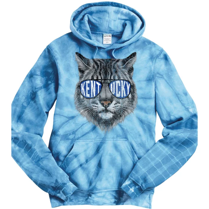 Funny Cat Lovers Graphic Last Name Kentucky Retro Vintage Tie Dye Hoodie