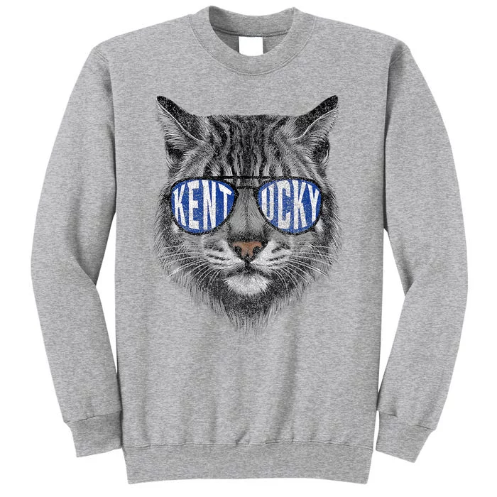 Funny Cat Lovers Graphic Last Name Kentucky Retro Vintage Tall Sweatshirt