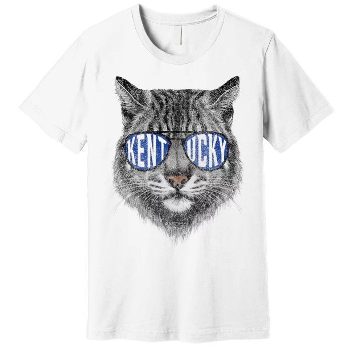 Funny Cat Lovers Graphic Last Name Kentucky Retro Vintage Premium T-Shirt