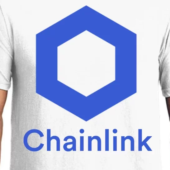 Funny Chainlink LINK Chainlink Blue Funny Chainlink Crypto Chainlink Merch Pajama Set