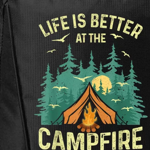 Funny Camping Lover Design For Men Women Camping Vacationist City Backpack