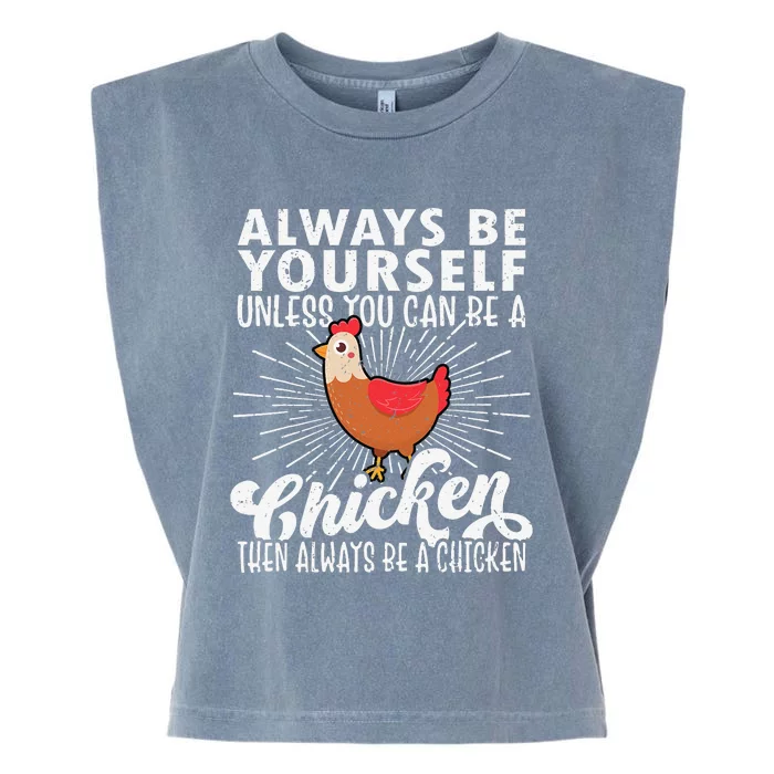 Funny Chicken Lover gift for mother's day Garment-Dyed Women's Muscle Tee