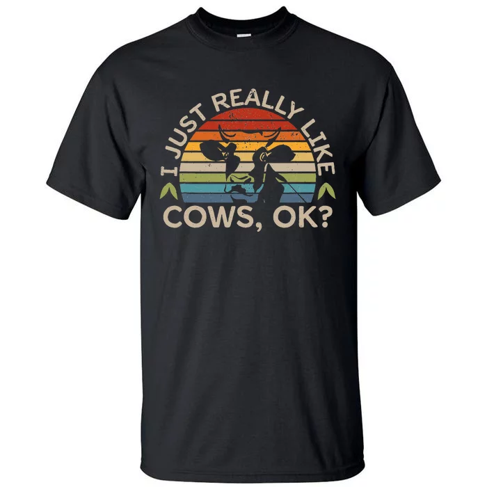 funny Cow Lover Gifts Cow Farmer Rancher Tall T-Shirt