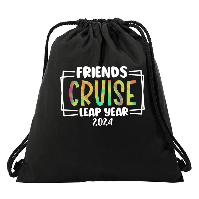 Friends Cruise Leap Year 2024 Matching Team Drawstring Bag