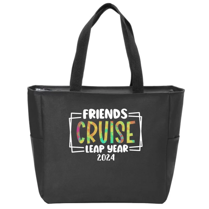 Friends Cruise Leap Year 2024 Matching Team Zip Tote Bag