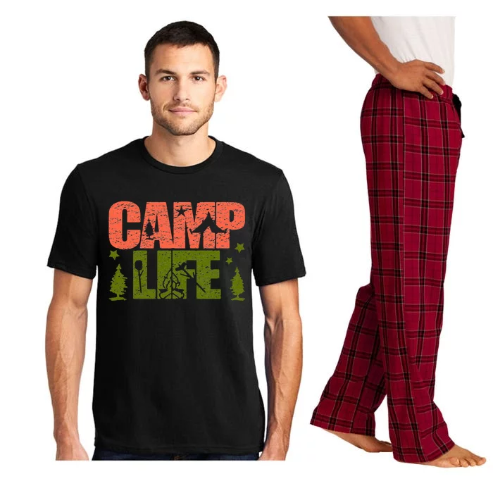 Funny Camp Life Camping Summer Gift Pajama Set