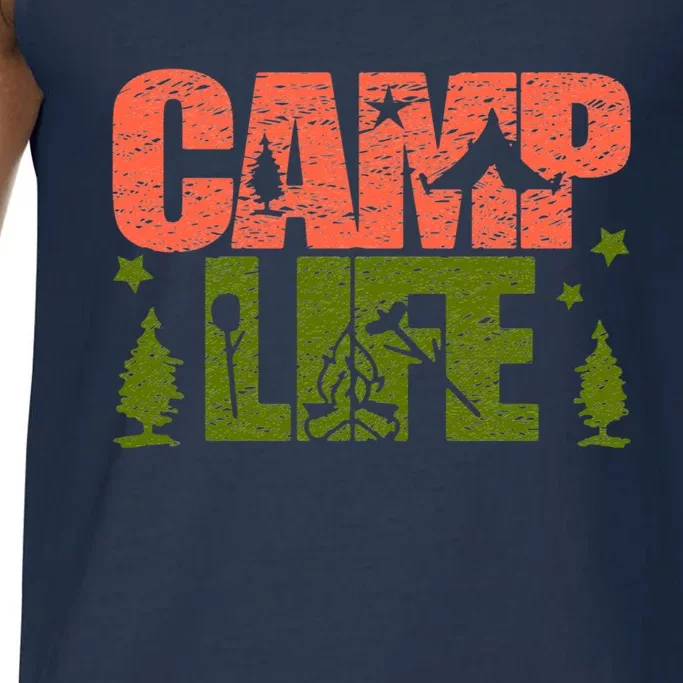 Funny Camp Life Camping Summer Gift Comfort Colors® Tank Top