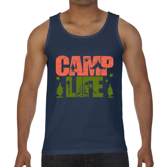 Funny Camp Life Camping Summer Gift Comfort Colors® Tank Top