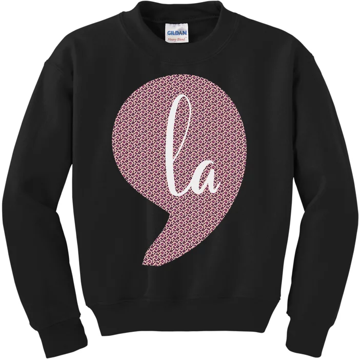 Funny Comma La Kids Sweatshirt