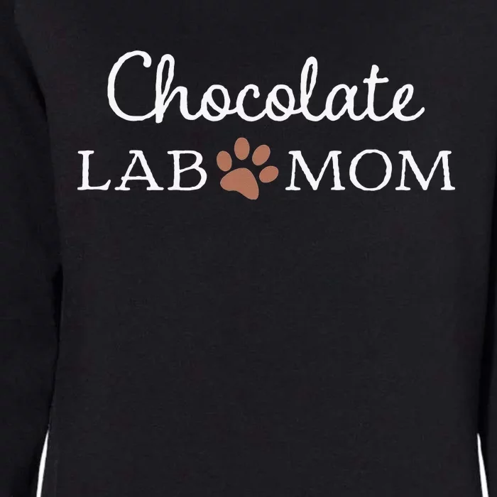 Funny Chocolate Lab Mom Labrador Retriever Mama Womens California Wash Sweatshirt