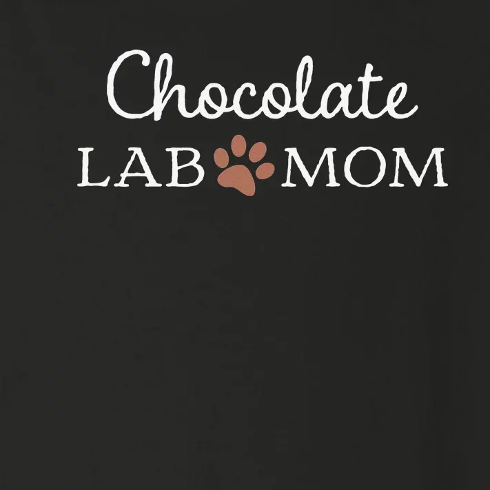 Funny Chocolate Lab Mom Labrador Retriever Mama Toddler Long Sleeve Shirt