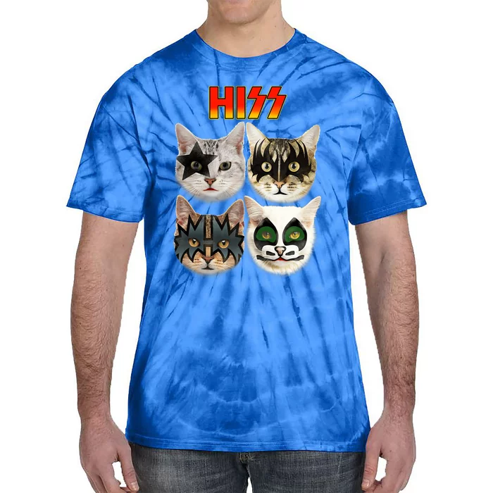 Funny Cat Lover Cat Hiss Cat Owner Cat Humor Tie-Dye T-Shirt