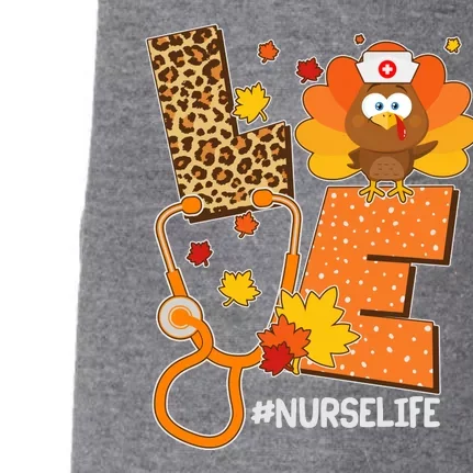 Funny Cute Love Thanksgiving #Nurse Life Doggie 3-End Fleece Hoodie