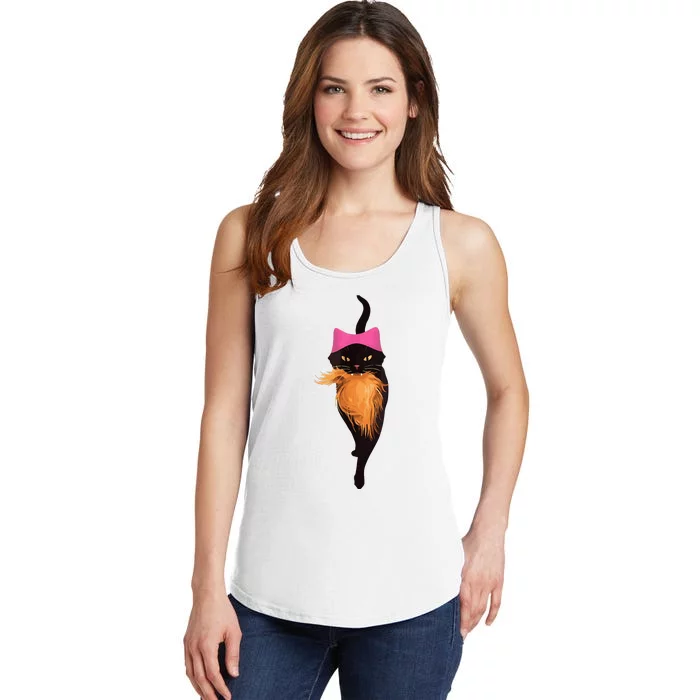 Funny Cat Ladies And Cat Guy Ladies Essential Tank