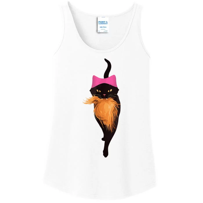 Funny Cat Ladies And Cat Guy Ladies Essential Tank