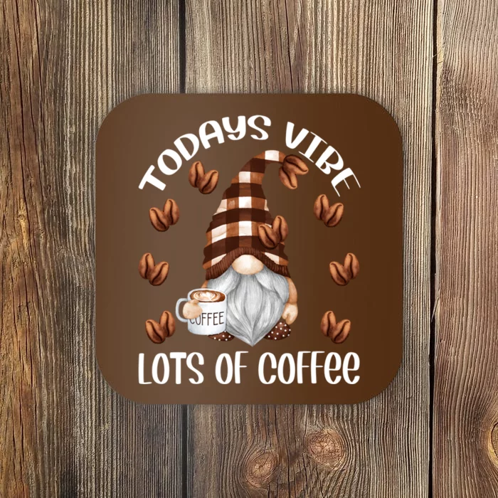 Funny Coffee Lover Quote Who Loves Coffee Gnomes Coaster