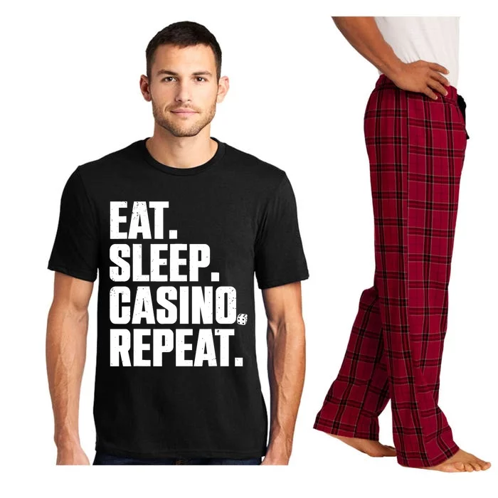 Funny Casino Lover Design For  Wo Casino Gambler Poker Pajama Set