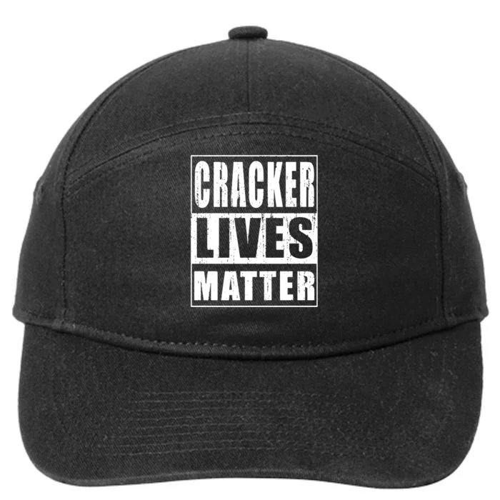 Funny Cracker Lives Matter 7-Panel Snapback Hat