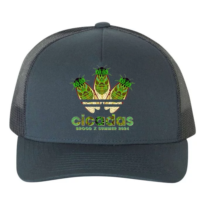 Funny Cicadas Logo Brood X Summer 2024 Yupoong Adult 5-Panel Trucker Hat