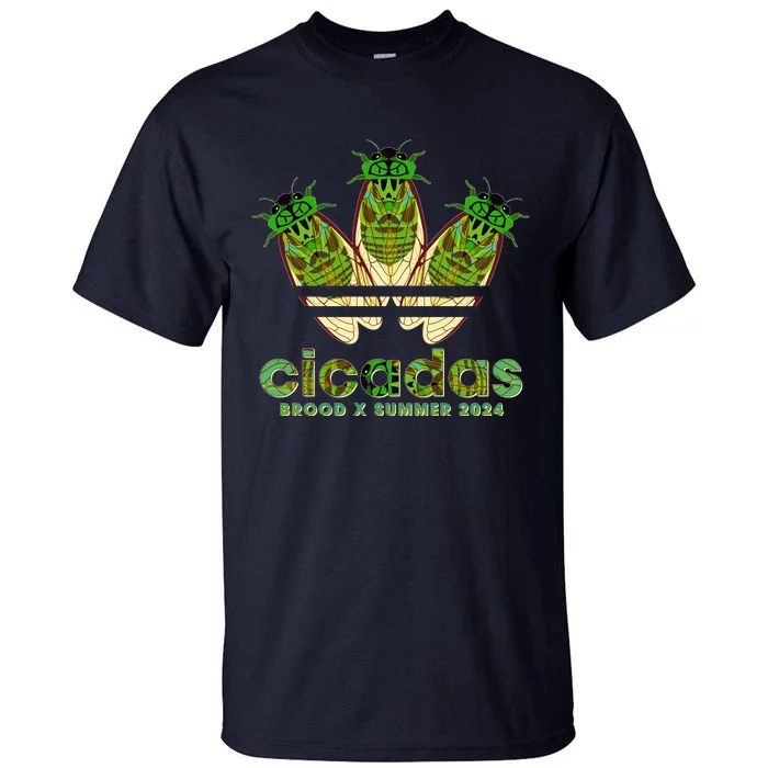 Funny Cicadas Logo Brood X Summer 2024 Tall T-Shirt