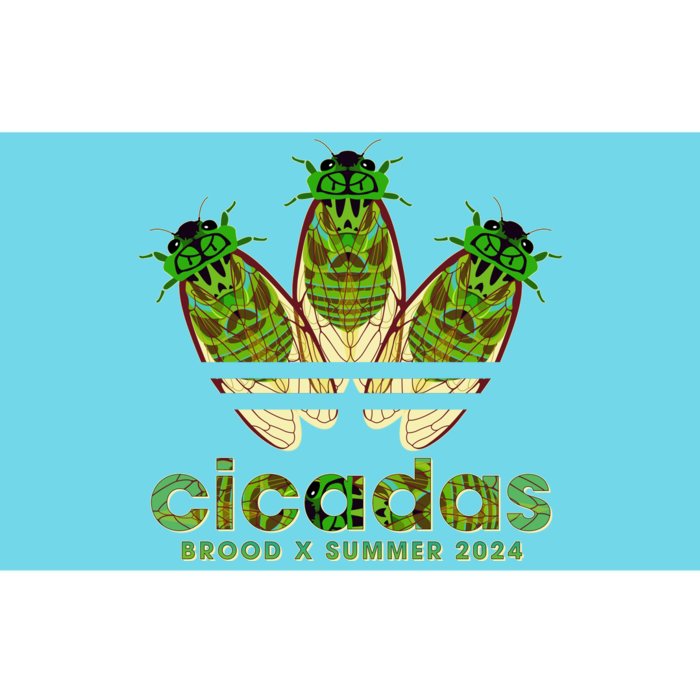 Funny Cicadas Logo Brood X Summer 2024 Bumper Sticker