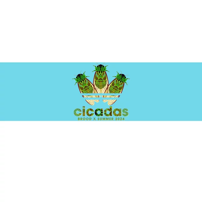 Funny Cicadas Logo Brood X Summer 2024 Bumper Sticker