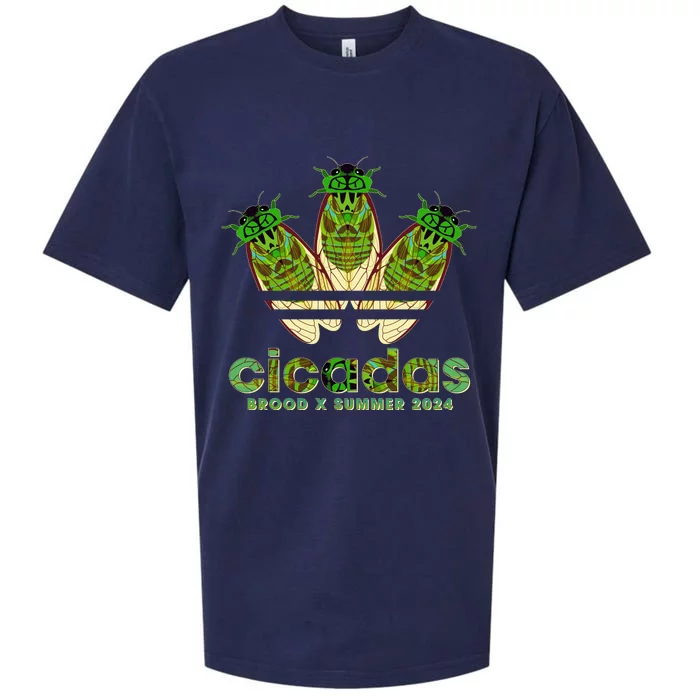 Funny Cicadas Logo Brood X Summer 2024 Sueded Cloud Jersey T-Shirt