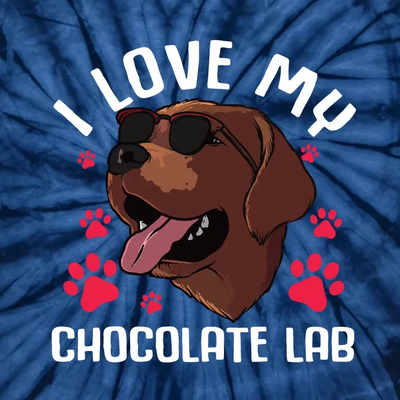 Funny Chocolate Labrador Retriever Gift Men Women Lab Lover Tie-Dye T-Shirt