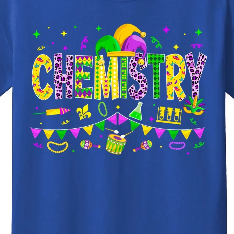 Funny Chemistry Lover Mardi Gras Carnival Party Gift Kids T-Shirt