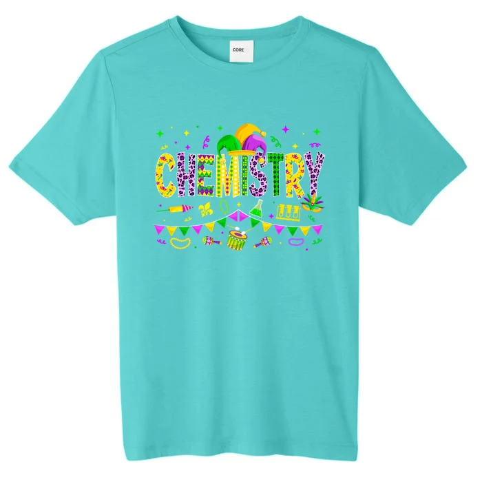 Funny Chemistry Lover Mardi Gras Carnival Party Gift ChromaSoft Performance T-Shirt