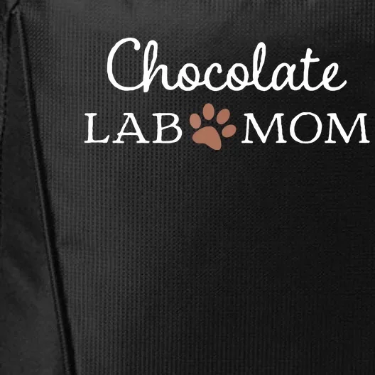 Funny Chocolate Lab Mom Women Labrador Retriever Mama City Backpack