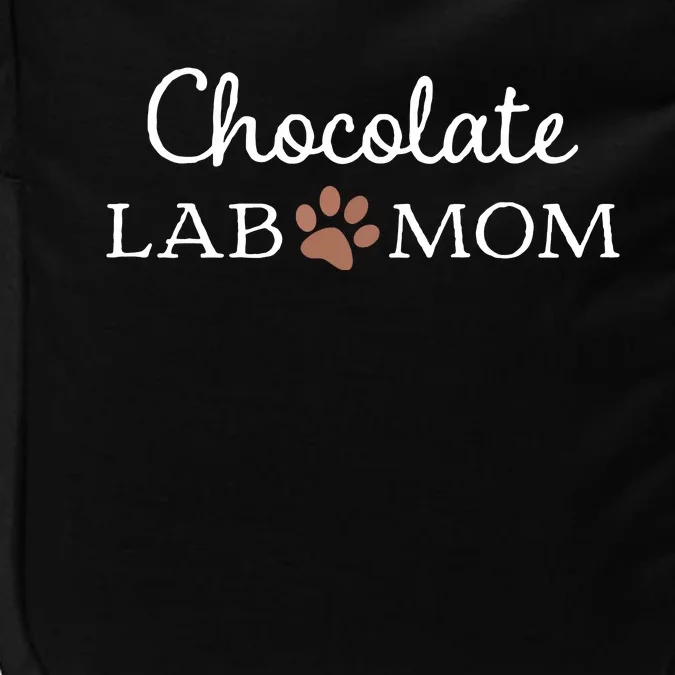 Funny Chocolate Lab Mom Women Labrador Retriever Mama Impact Tech Backpack