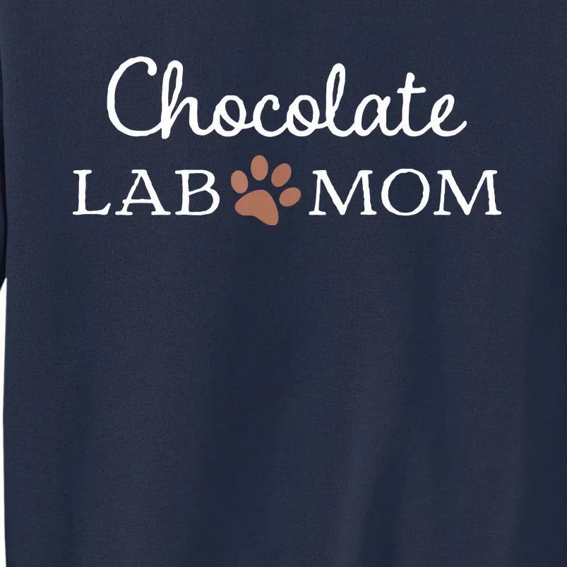 Funny Chocolate Lab Mom Women Labrador Retriever Mama Sweatshirt