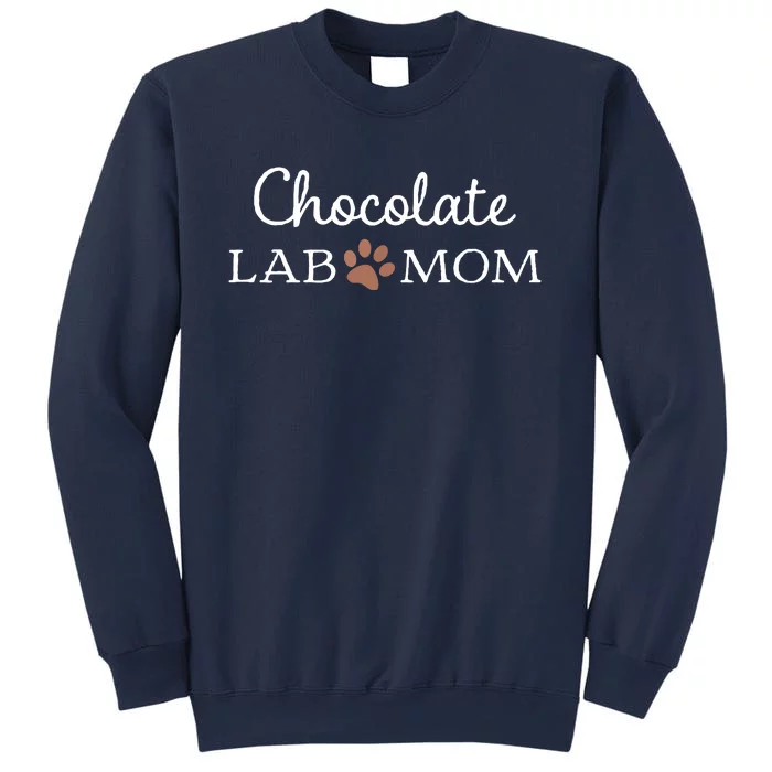 Funny Chocolate Lab Mom Women Labrador Retriever Mama Sweatshirt