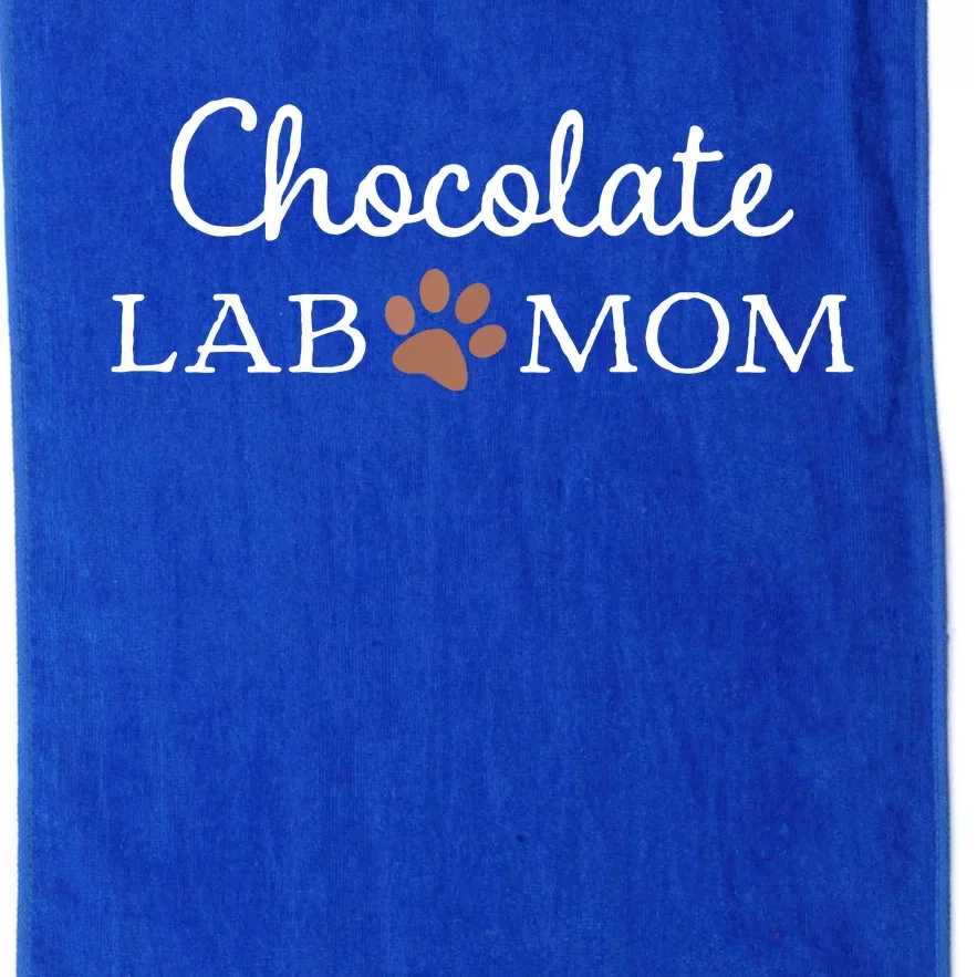 Funny Chocolate Lab Mom Women Labrador Retriever Mama Platinum Collection Golf Towel