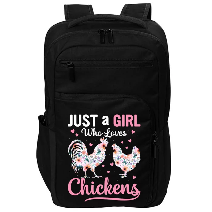 Funny Chicken Lover Hen Love Cute Impact Tech Backpack