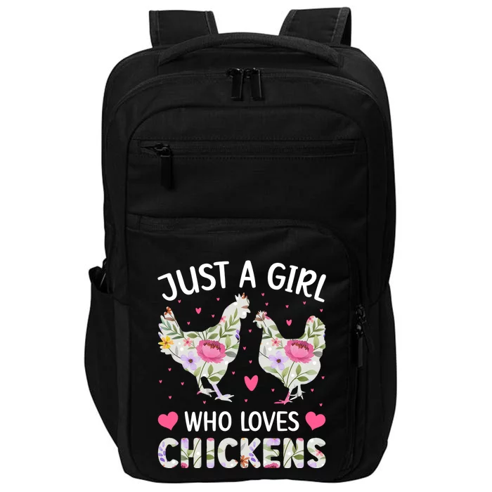 Funny Chicken Lover Hen Love Cute Impact Tech Backpack