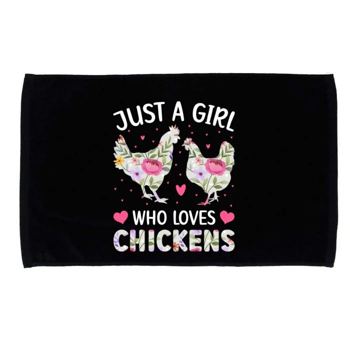 Funny Chicken Lover Hen Love Cute Microfiber Hand Towel