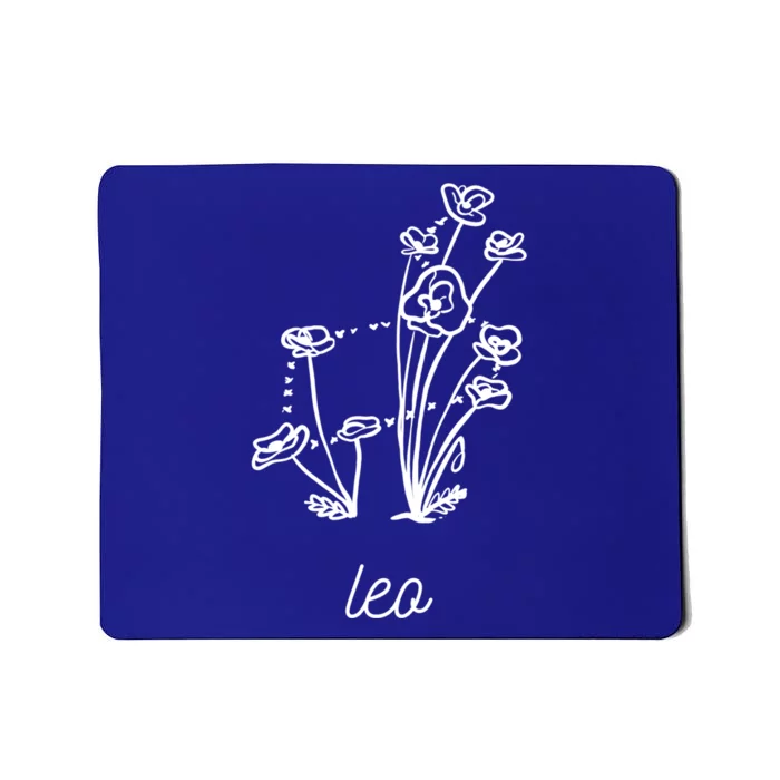 Flower Constellation Leo Leo Person Gift Mousepad