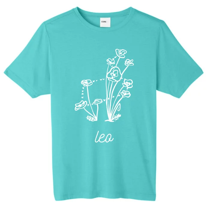 Flower Constellation Leo Leo Person Gift ChromaSoft Performance T-Shirt