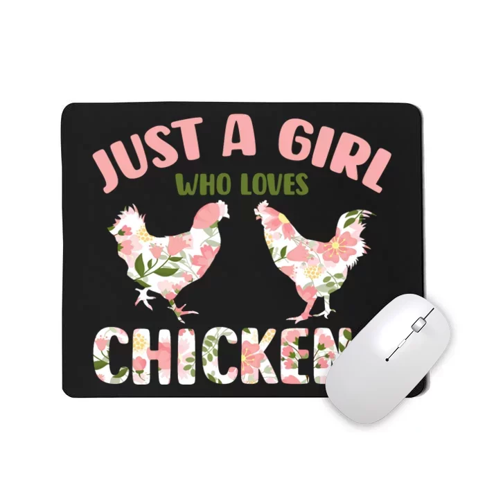 Funny Chicken Lover Hen Love Cute Mousepad