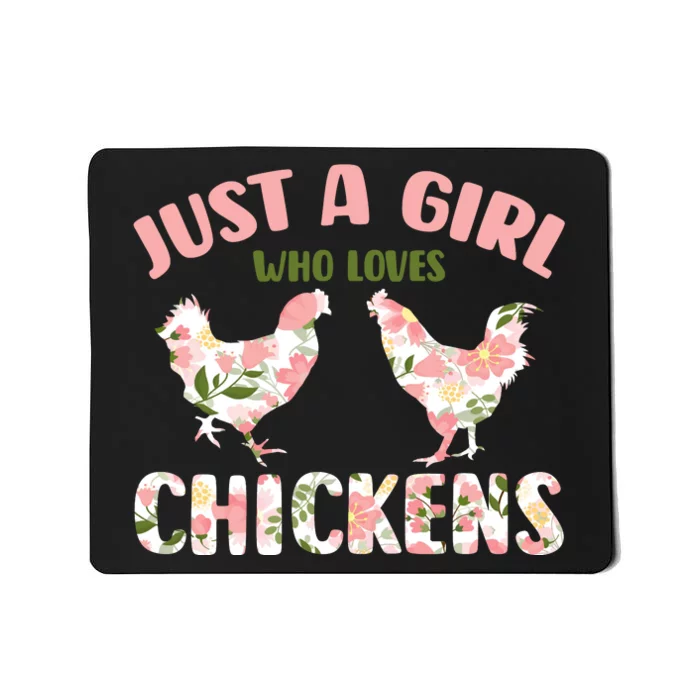 Funny Chicken Lover Hen Love Cute Mousepad