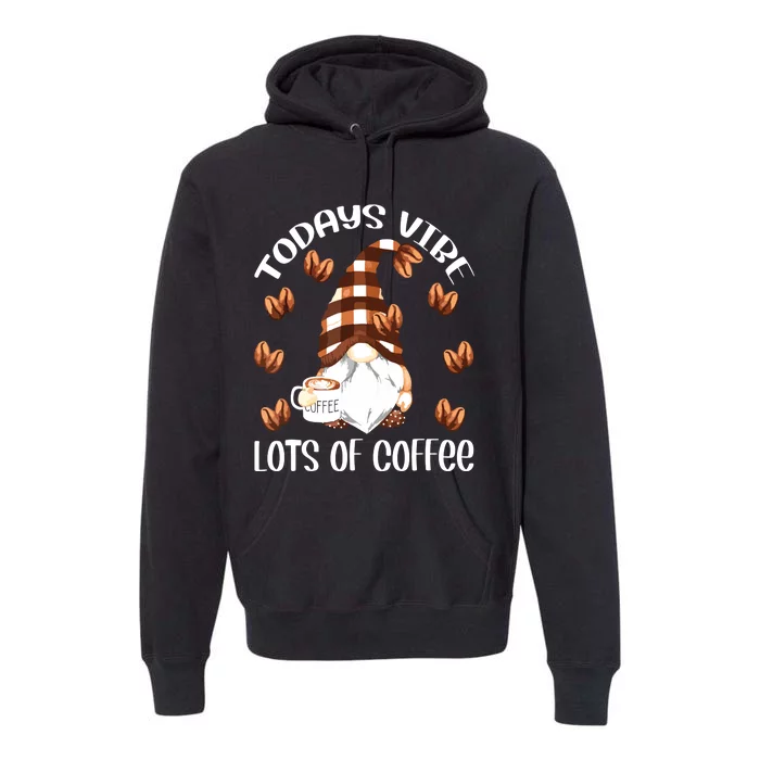 Funny Coffee Lover Quote For Women Who Loves Coffee Gnomes Premium Hoodie