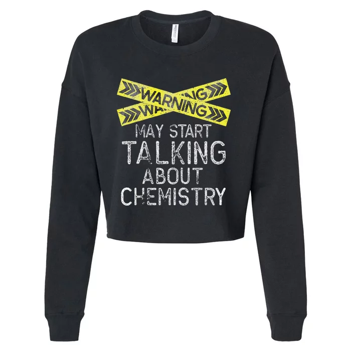 Funny Chemistry Lover Gifts Chemistry Cropped Pullover Crew