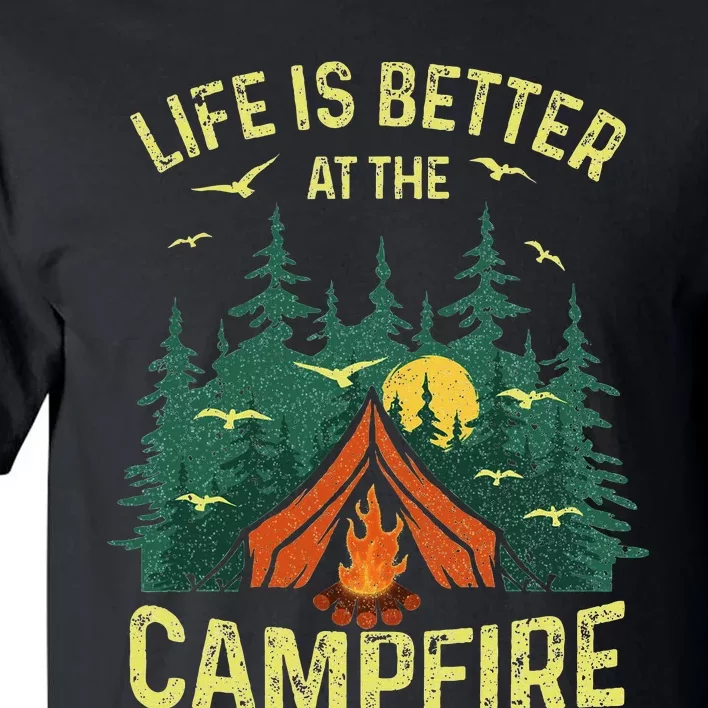 Funny Camping Lover Design Camping Vacationist Tall T-Shirt