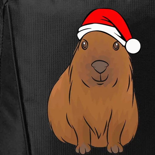 funny Capybara Lover Cute Christmas Capybara City Backpack