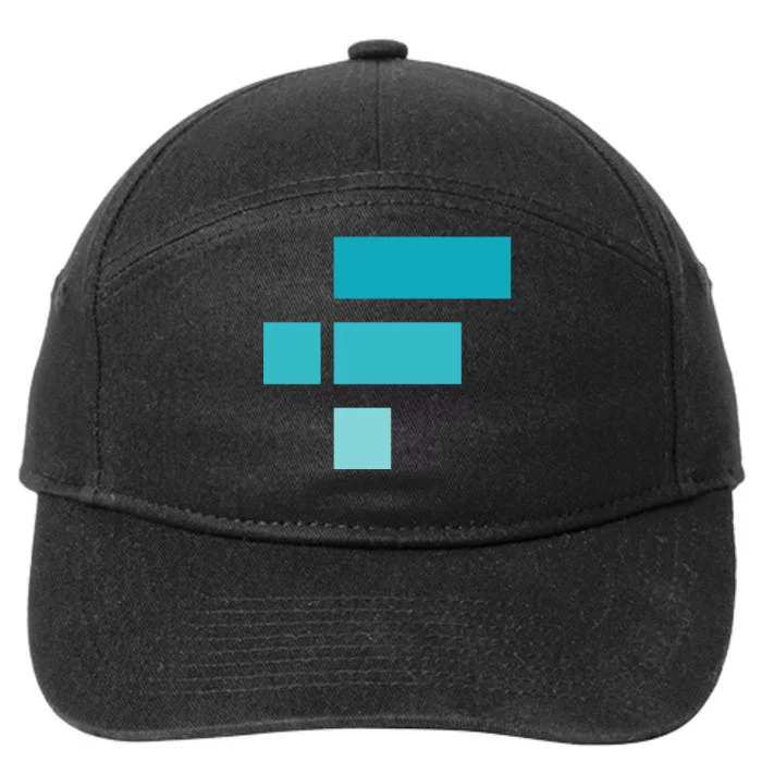 FTX Classic Logo Crypto Cryptocurrency FTT Coin 7-Panel Snapback Hat